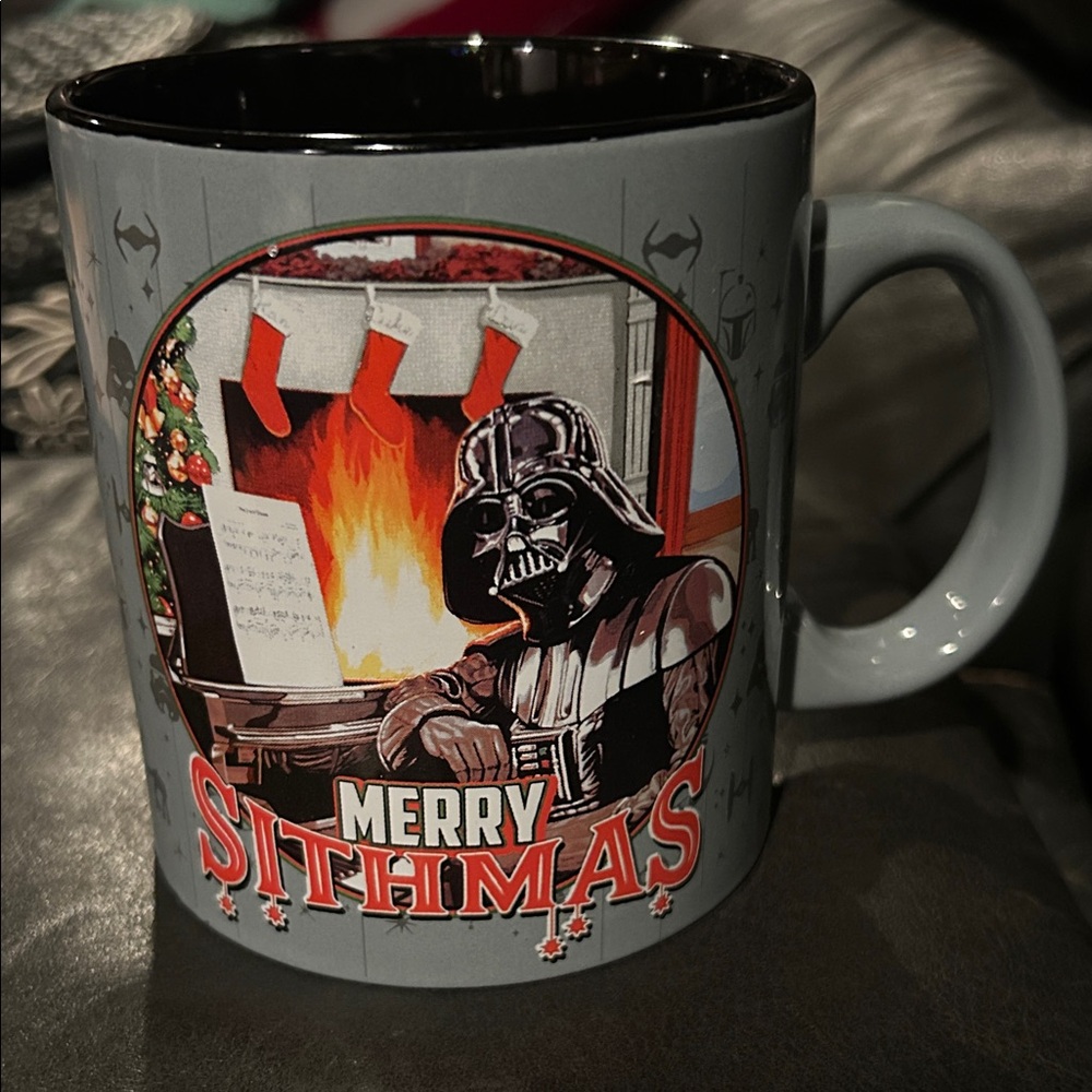 Star Wars Merry Sithmas Mug - Black and Red